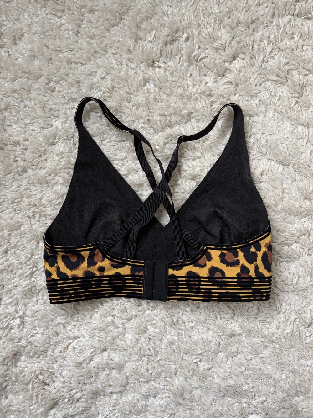 Adam Selman Bonded Active V-Neck Sports Bra - Picture 7 of 8